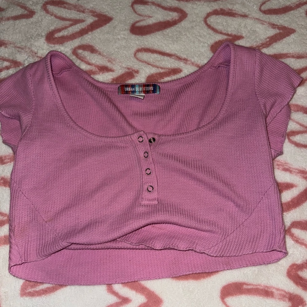 - cute pink urban outfitters top!